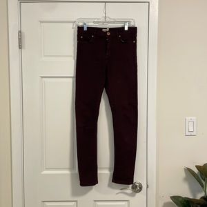 Top Shop Jamie High Rise Skinny Jeans